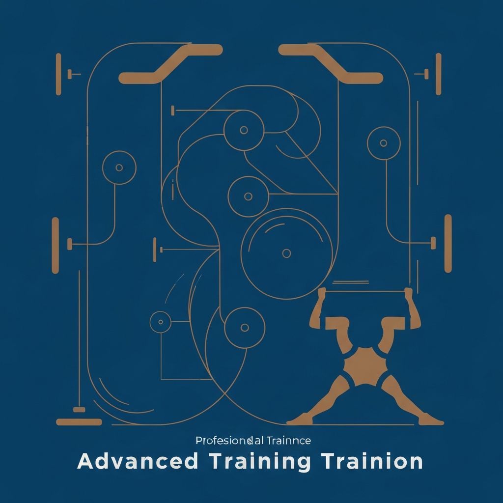 Abstract image showing diverse training techniques and dynamic movement