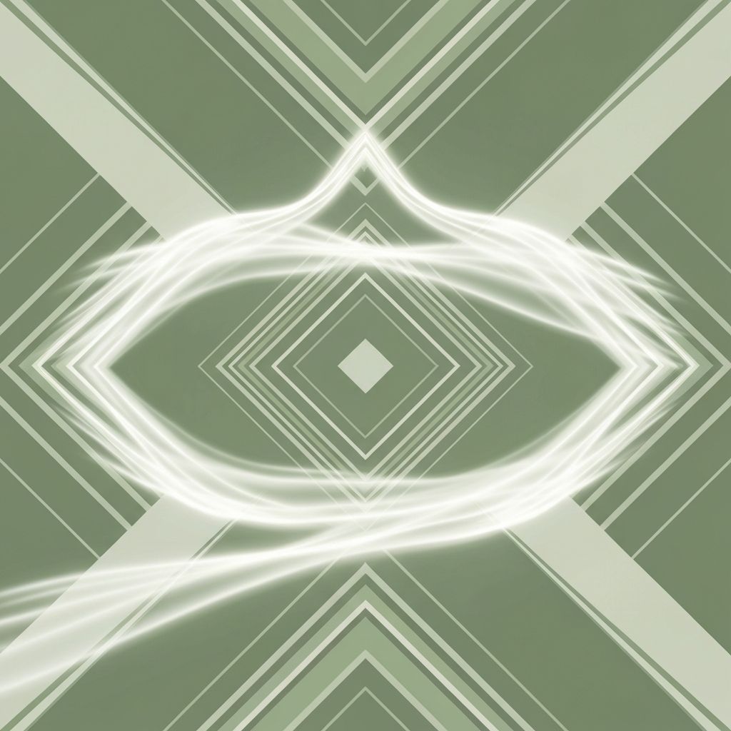 Abstract geometric patterns symbolizing mental clarity and peace